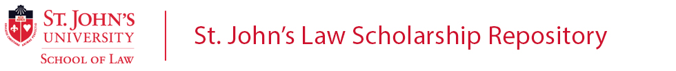 St. John's Law Scholarship Repository